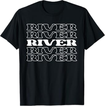 River Name Personalized First Surname T-Shirt