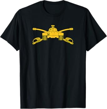 Army Armor Branch U.S. Military Tanker Insignia T-Shirt