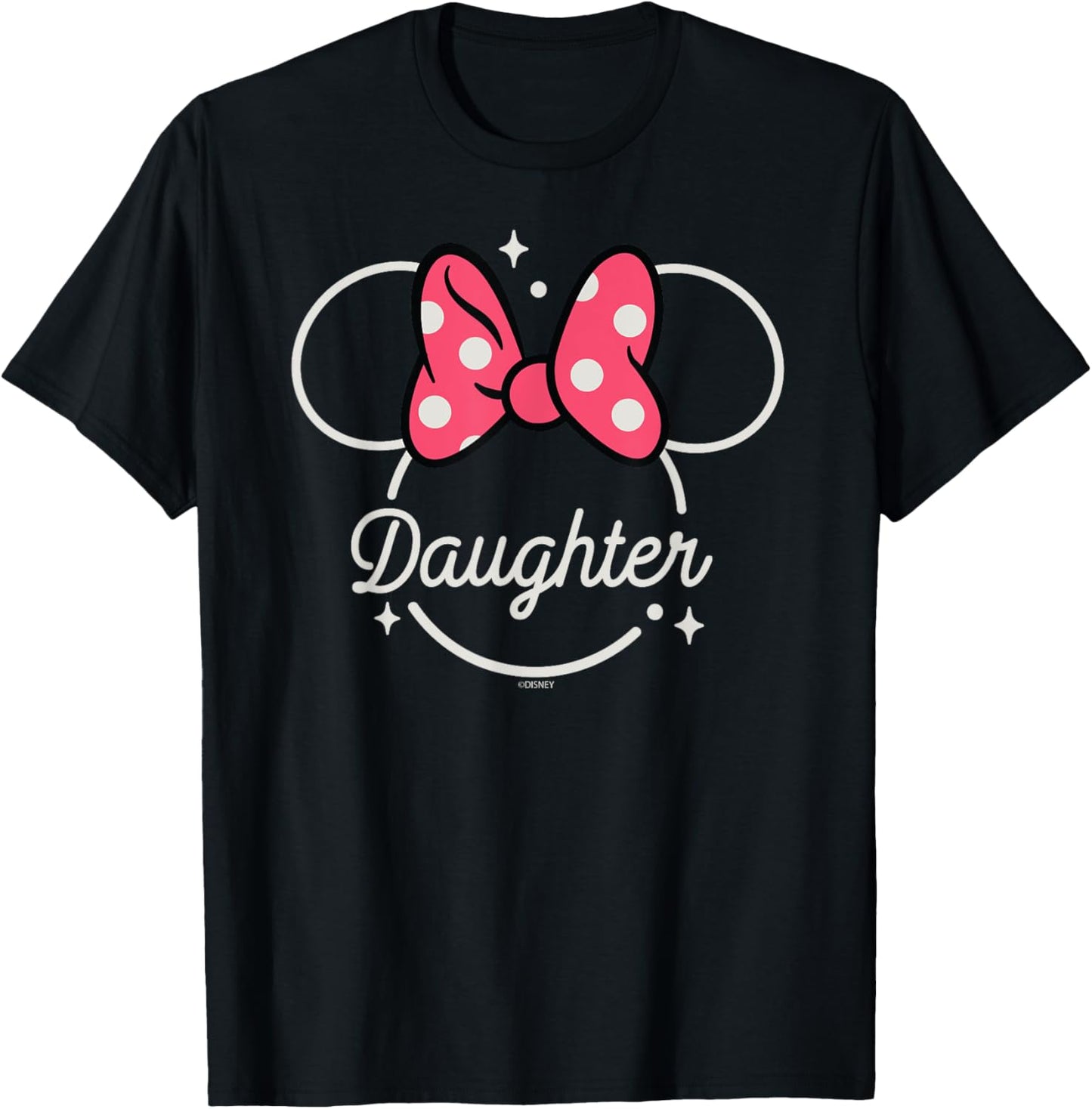 Disney Minnie Mouse Daughter Head Icon Magic Family Trip T-Shirt