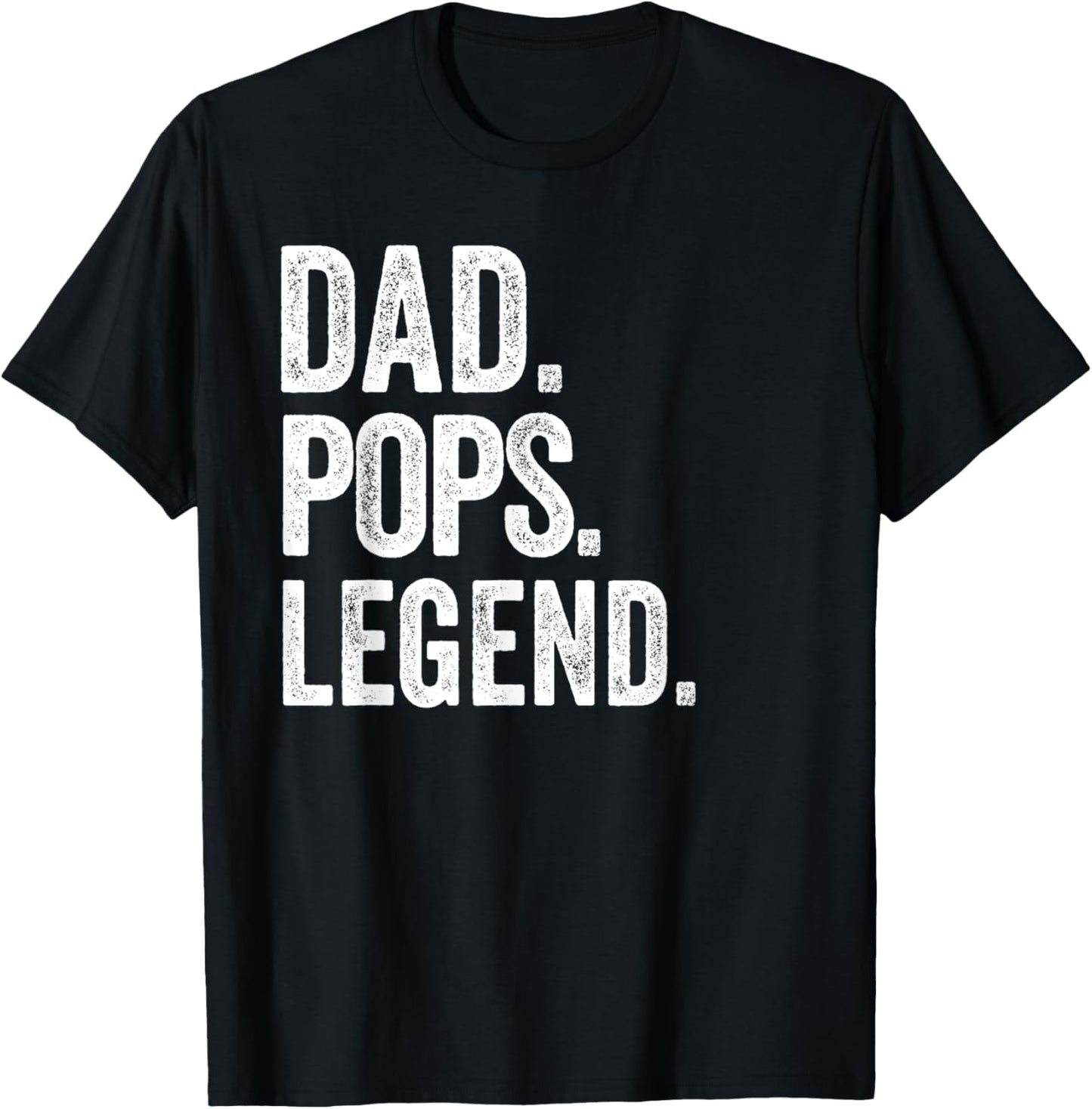 Dad Pops Legend - Vintage Distressed Bold Pops Graphic T-Shirt