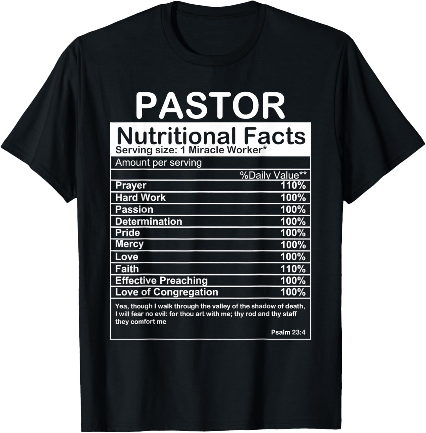 Funny Pastor Appreciation Gift For Men Women Cool Preacher T-Shirt