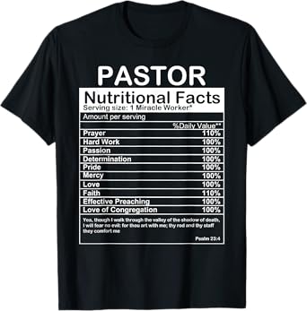 Funny Pastor Appreciation Gift For Men Women Cool Preacher T-Shirt