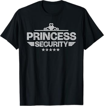 Princess Security Protection Birthday Party matching family T-Shirt