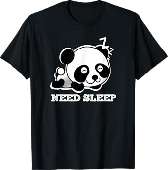 Panda Sleep Nightshirt Pyjamas Nightdress Loungwear T-Shirt