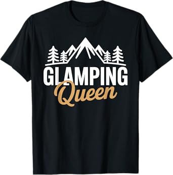 Funny Glamping Design For Women Girls RV Camping Glamping T-Shirt