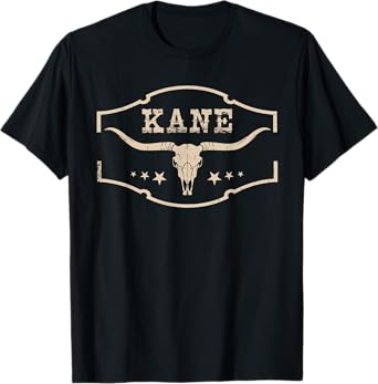 Graphic Kane Proud Name Personalized Funny Costume Happily T-Shirt
