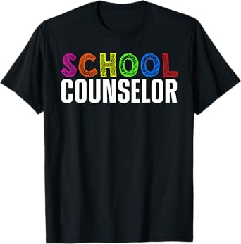 Funny School Counselor Art For Men Women School Counseling T-Shirt