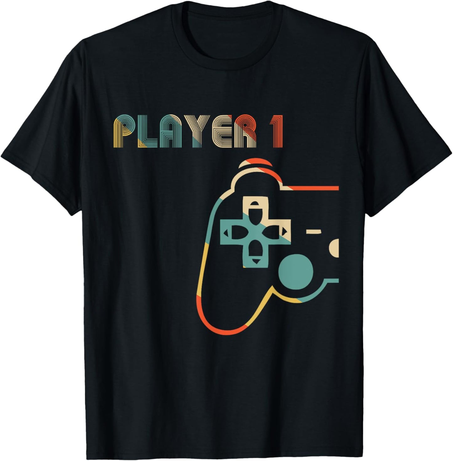 Matching Video Gamers Couple Player 1 Player 2 T-Shirt