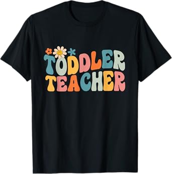 Groovy Toddler Teacher Appreciation Back To School T-Shirt for Men Women Girls Kids