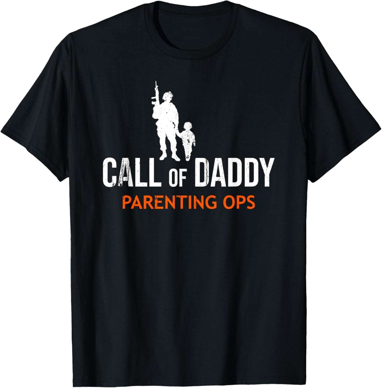 Mens Gamer Dad Call of Daddy Parenting Ops Father's Day T-Shirt