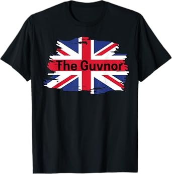 The Guvnor - Funny UK Flag T-Shirt
