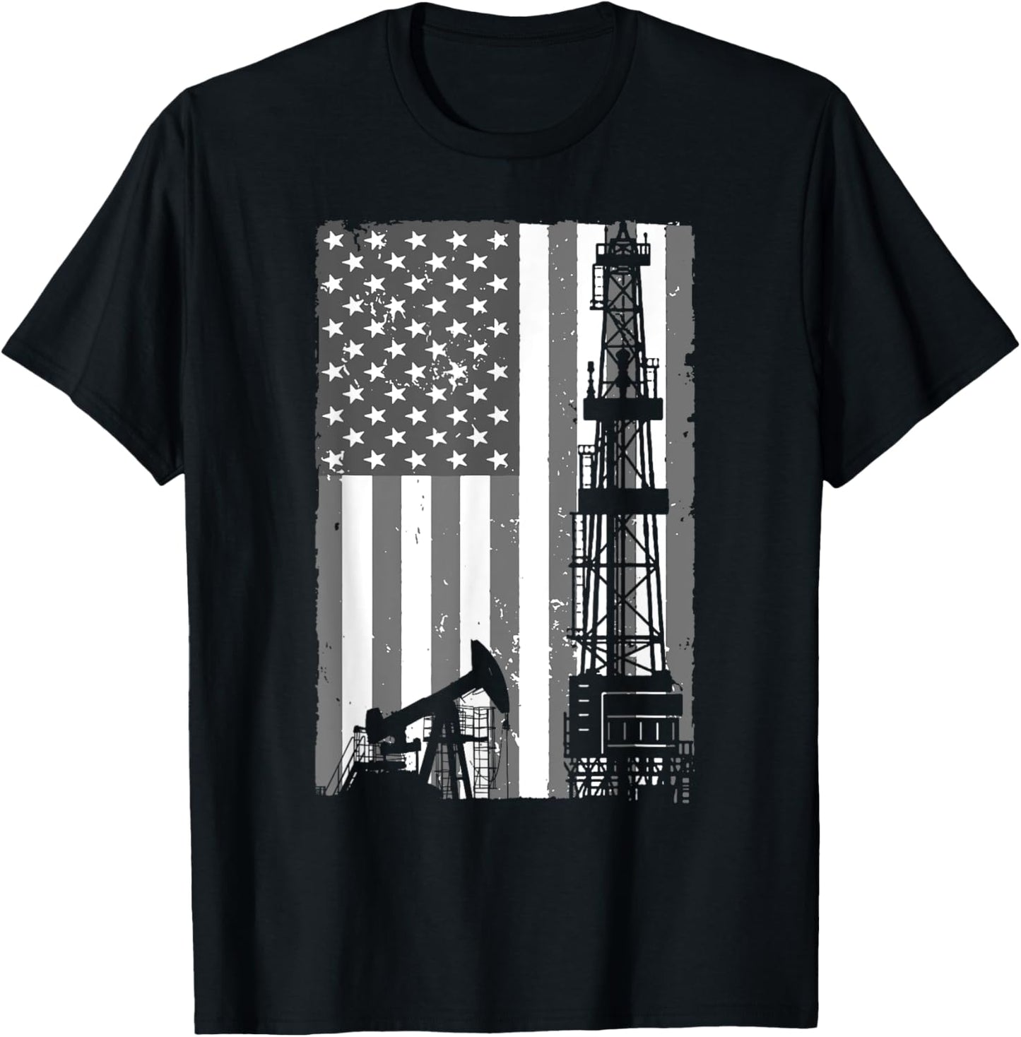 Cool Oil Field Art For Men Women Oilfield Drilling Lovers T-Shirt
