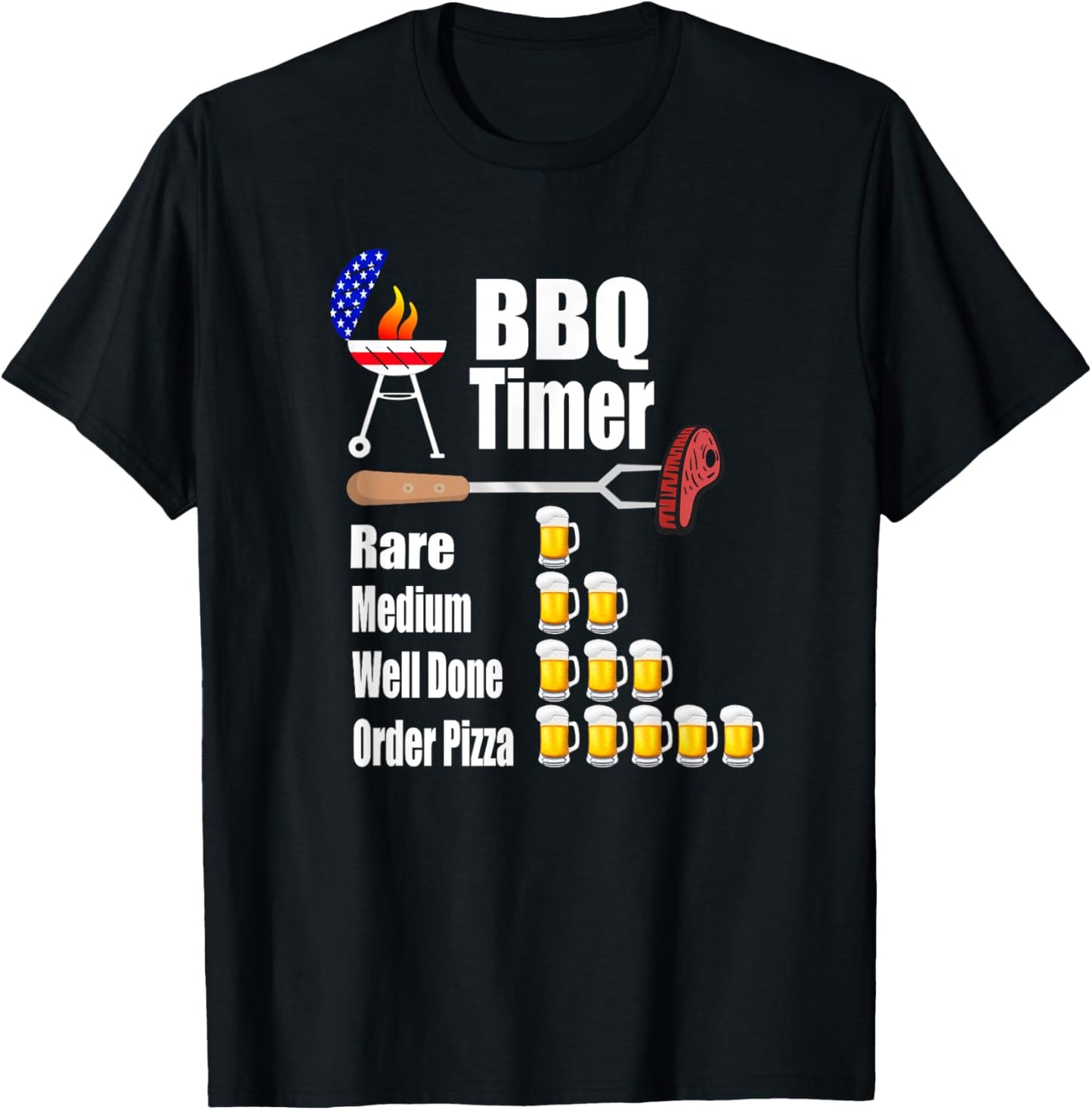 Funny BBQ Timer - Barbecue Grill Grilling Gift T-Shirt
