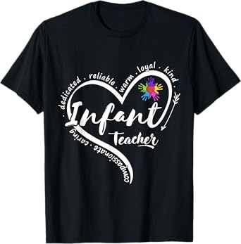 Infant Teacher Back to School Infant Daycare Teacher T-Shirt T-Shirt