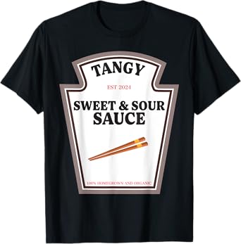 Tangy Sweet And Sour Sauce Condiment Matching Food Lover T-Shirt