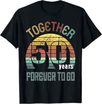50th Years Wedding Anniversary Gifts For Couples Cool Fifty T-Shirt