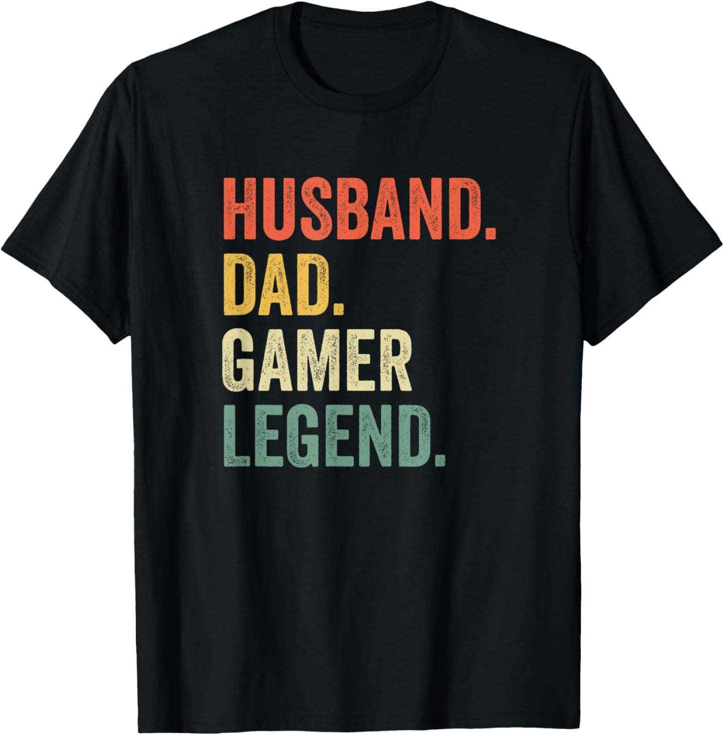 Gamer Dad Funny Husband Dad Video Game Legend Father's Day T-Shirt