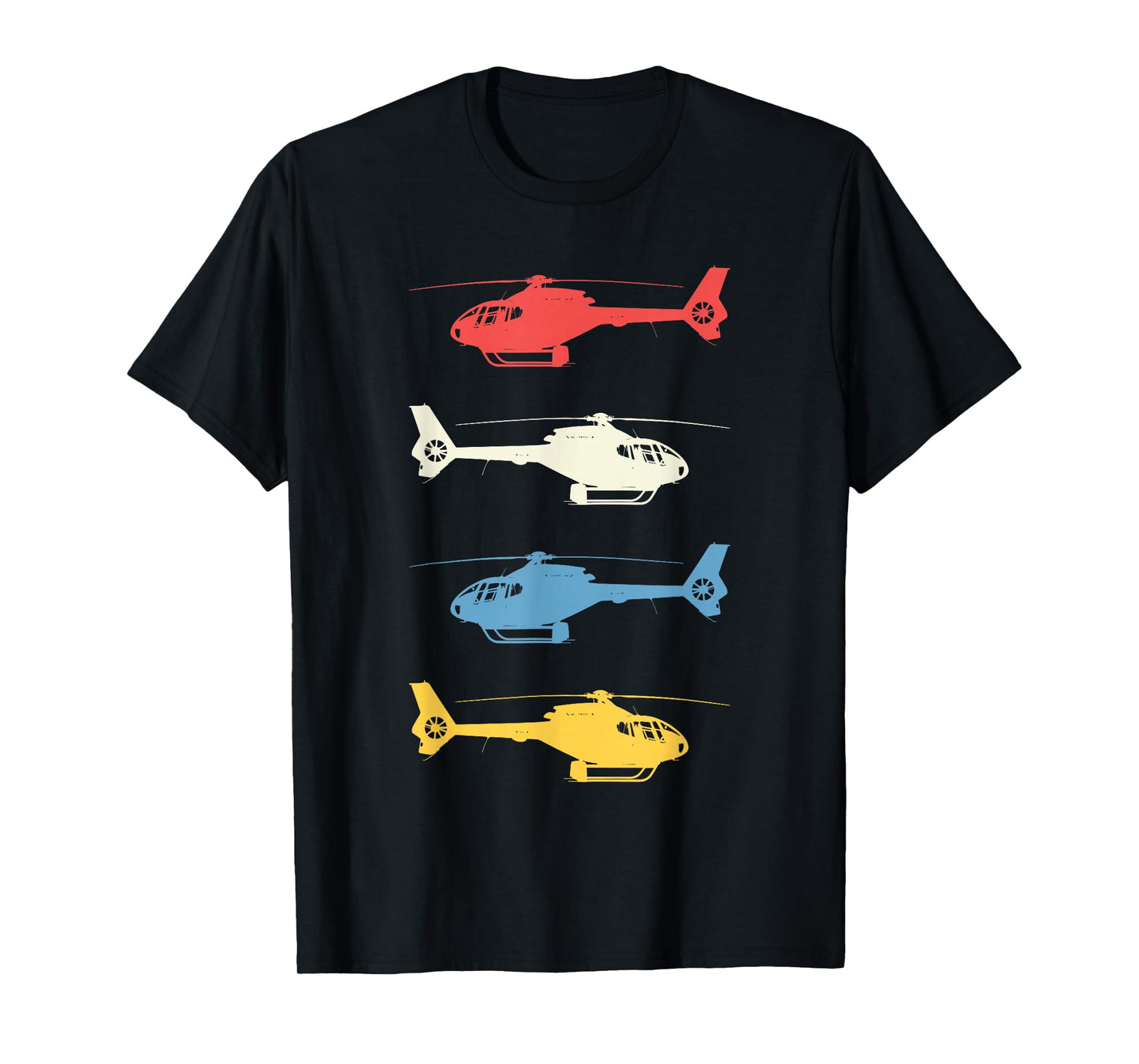 Helicopter Pilot Vintage Aviation Flying Helicopters Pilots T-Shirt