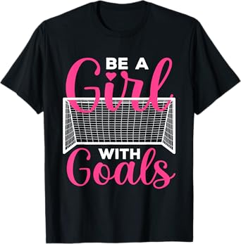 Funny Soccer Art For Girls Teens Women Soccer Lovers Players T-Shirt