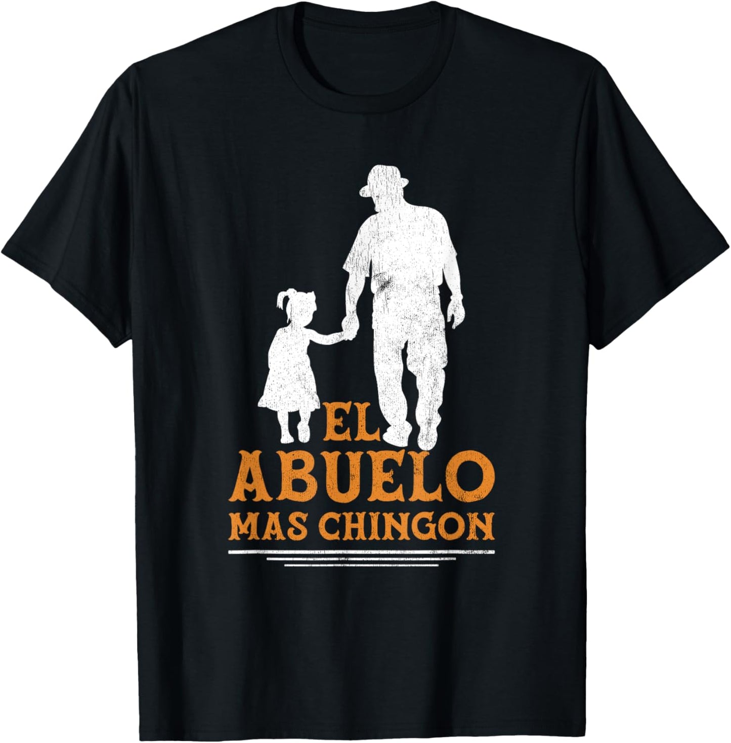 El Abuelo Mas Chingon Abuelo Gifts in Spanish Grandpa T-Shirt