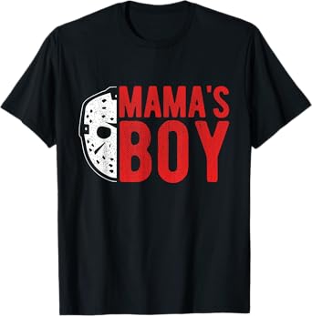 MAMA'S BOY Horror Movie Fan T-Shirt