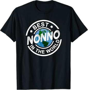 Best Nonno In The World Funny Italian Grandpa Gift T-Shirt