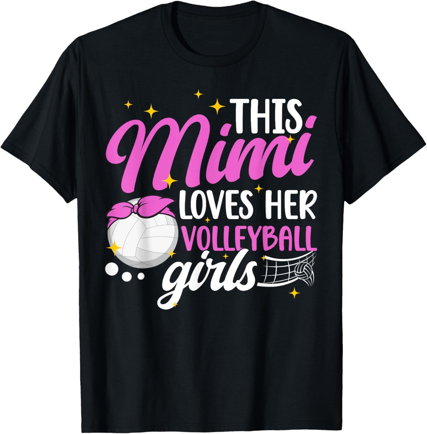 Volleyball Mimi Proud Mimi Of A Volleyball Player T-Shirt