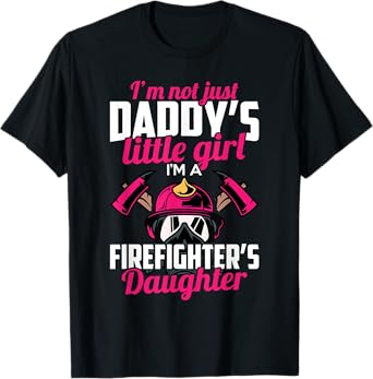 Firefighter Daughter Design For Kids Firefighter Toddler T-Shirt