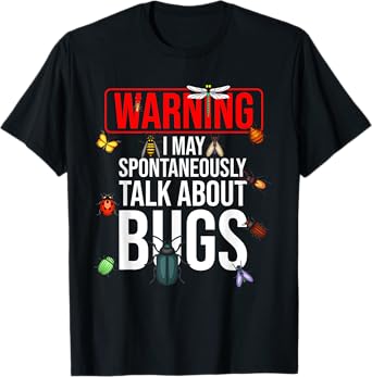 Funny Bug Gift For Boys Girls Toddlers Kids Insect Lovers T-Shirt