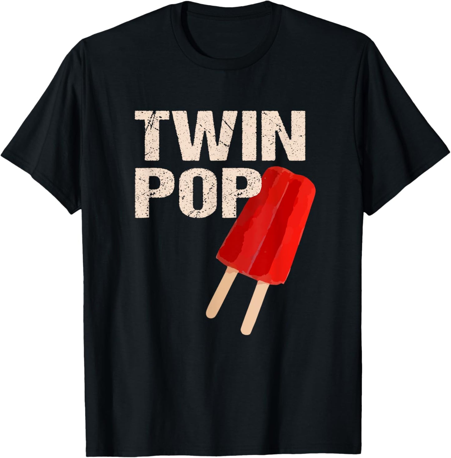 Twin Pop Shirt Gift for Grandpa Twins Dad TShirt Fathers Day T-Shirt
