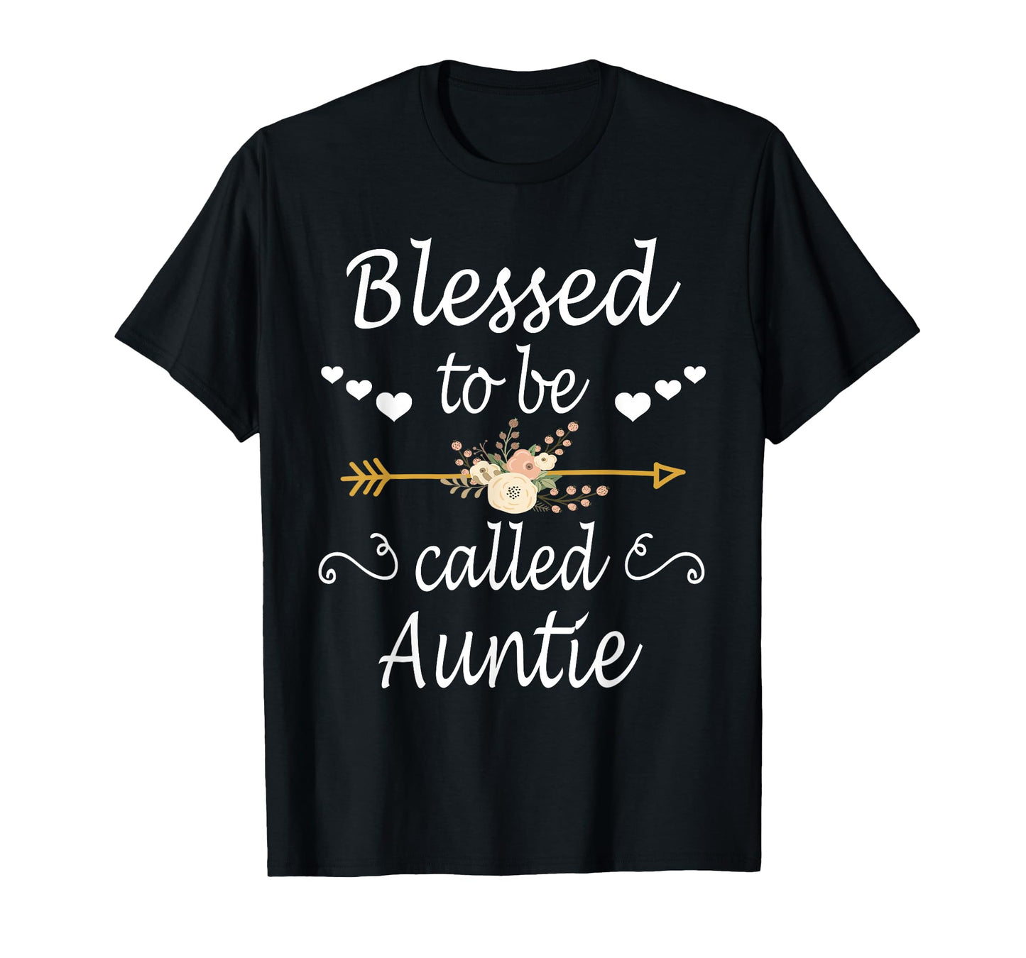 Blessed To Be Called Auntie Shirt Mothers Day Gifts T-Shirt