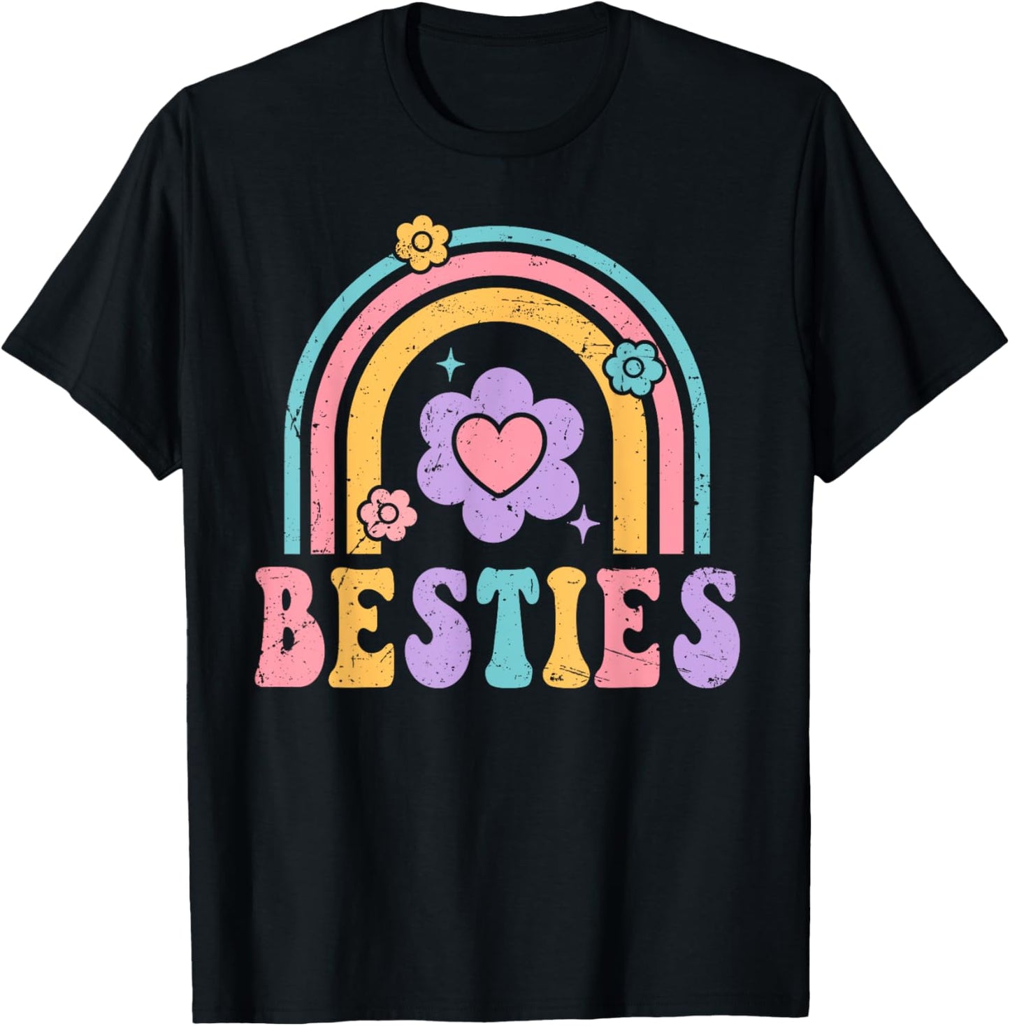 Besties Cute Matching Mother Daughter Friend Matching BFF T-Shirt