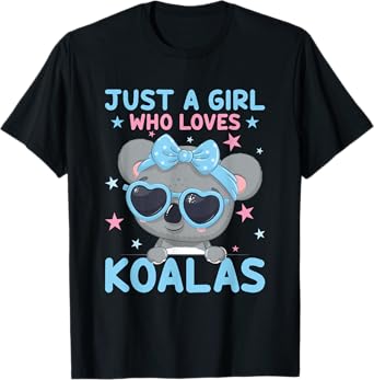 Just A Girl Who Loves Koalas Bear Koala T-Shirt