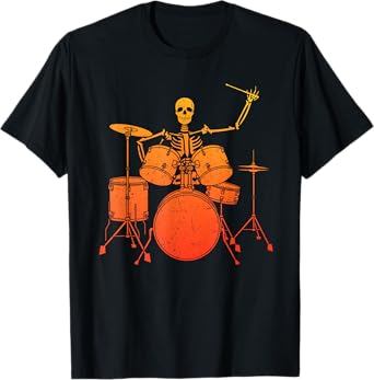 Best Drumming Art For Men Women Drumming Drum Lover Drummer T-Shirt