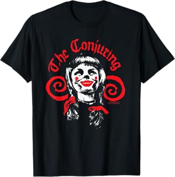 The Conjuring Grunge Photo Annabelle Doll Horror Movie T-Shirt