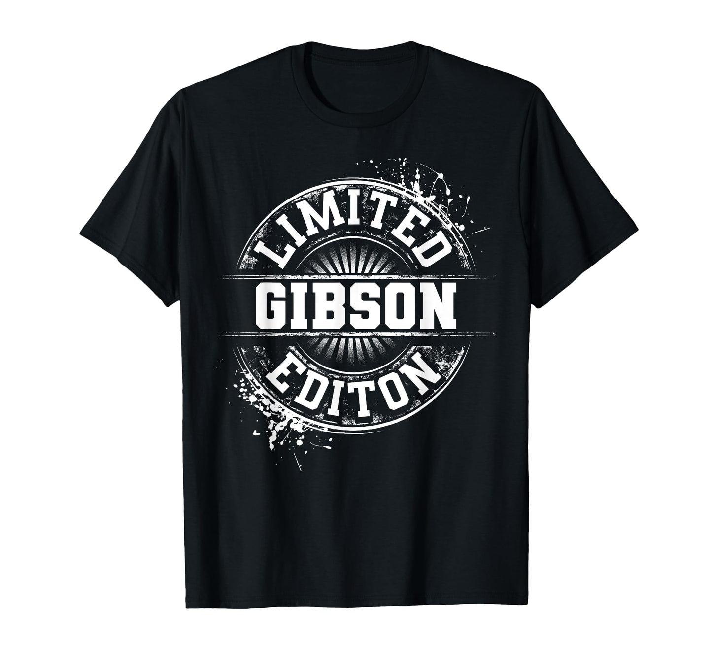 GIBSON Personalized Last Name Custom Lover Christmas Team T-Shirt