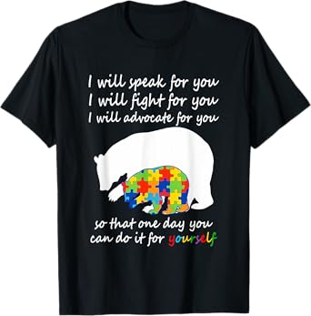 I Will Speak For You. I Will Fight For You Quote T-Shirt