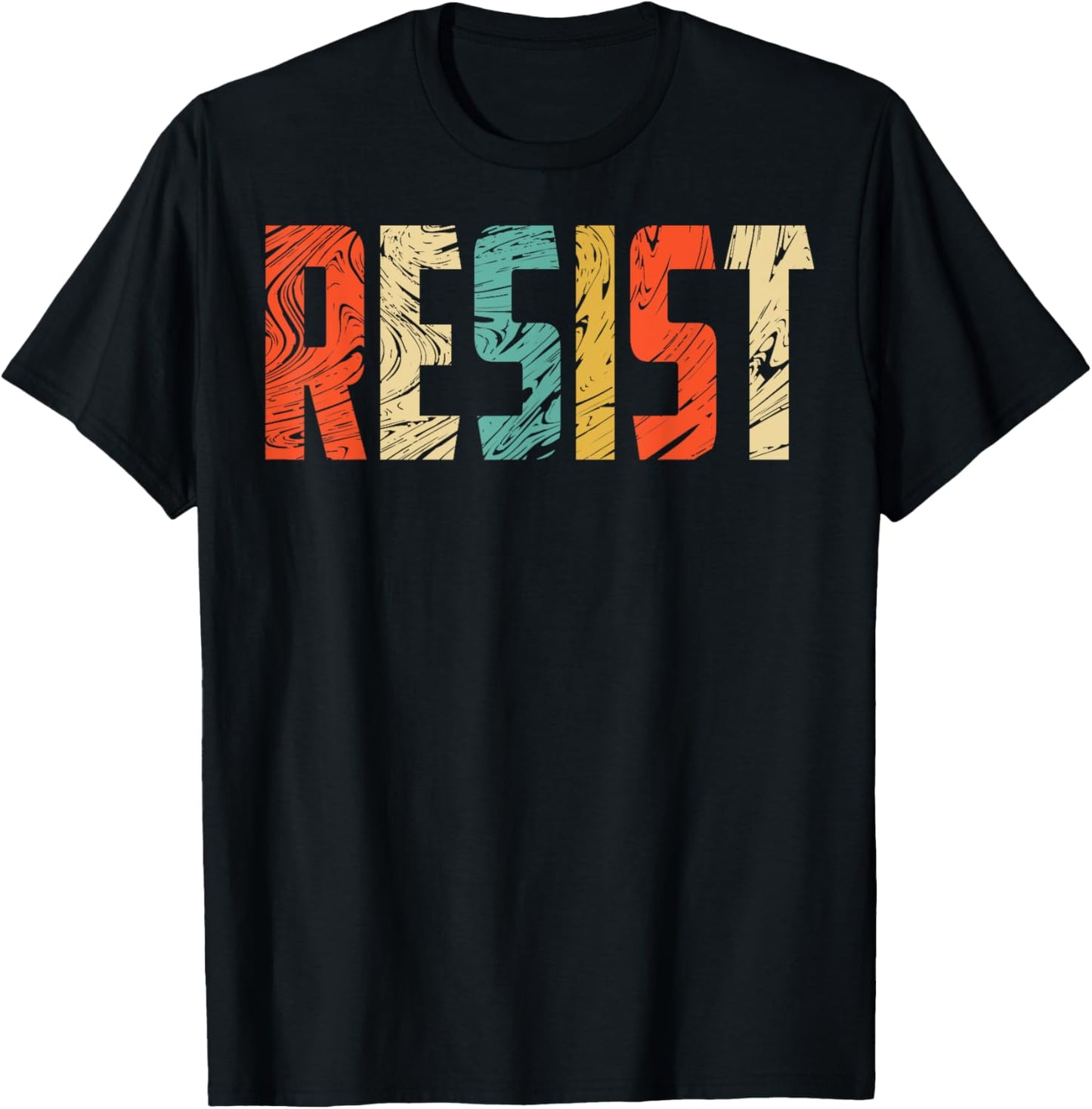 Resist T Shirt - USA Protest Rebel Political Shirts Retro T-Shirt