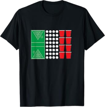 Beer Pong Italy Flag Italian Beerpong Italia T-Shirt