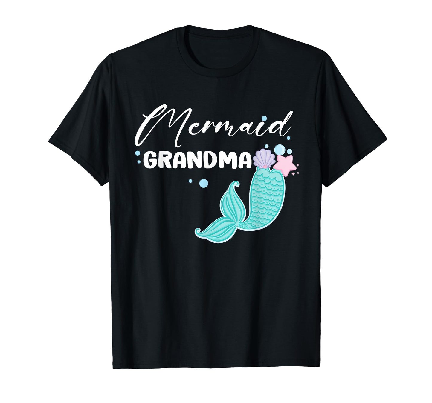 Funny Grandma Mermaid Matching Family Party Mother's Day T-Shirt