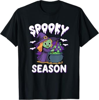 Spooky Season Witch Halloween T-Shirt