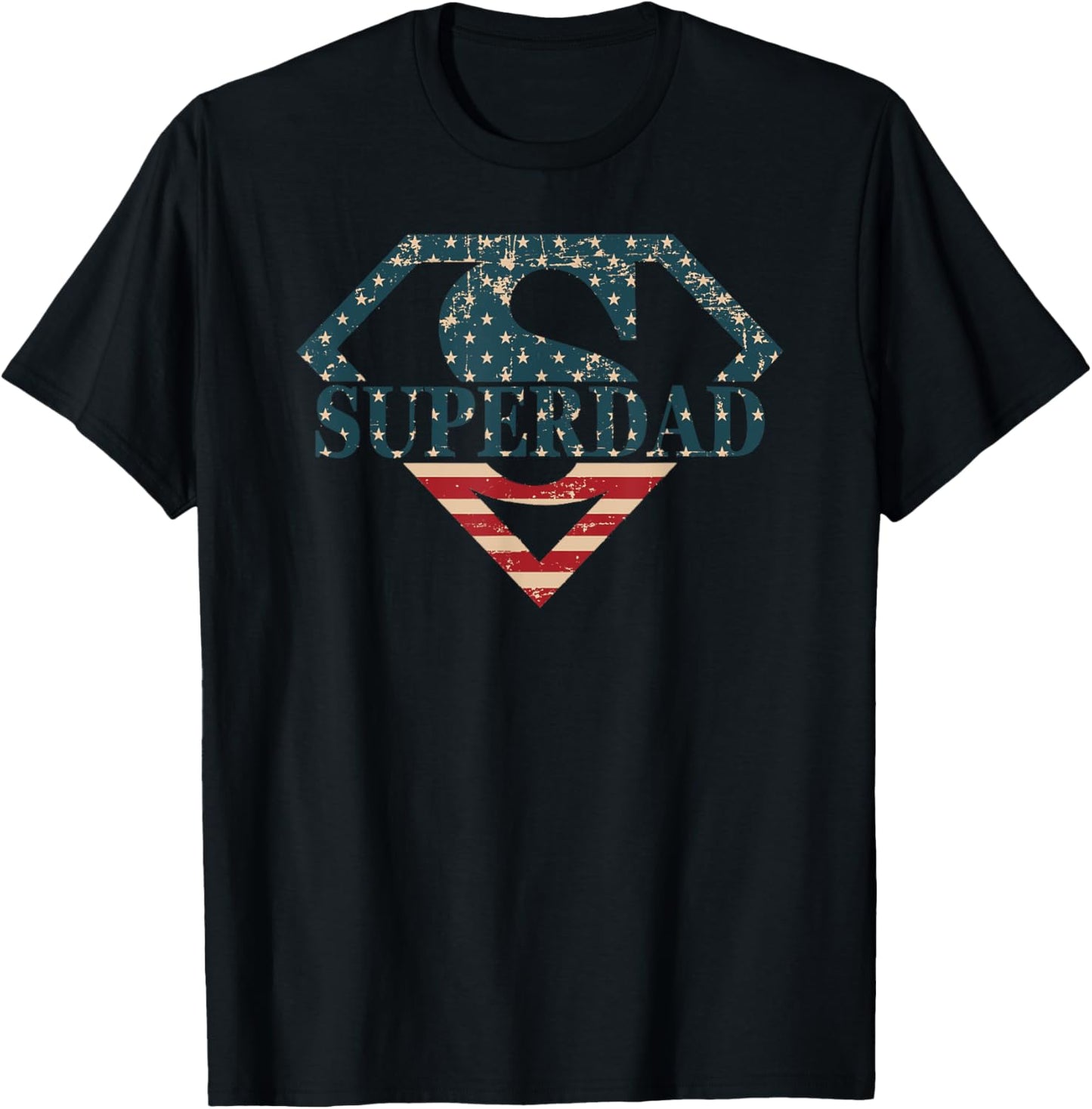 Superdad Fathers Day Birthday Super-Hero Disguise For Men T-Shirt