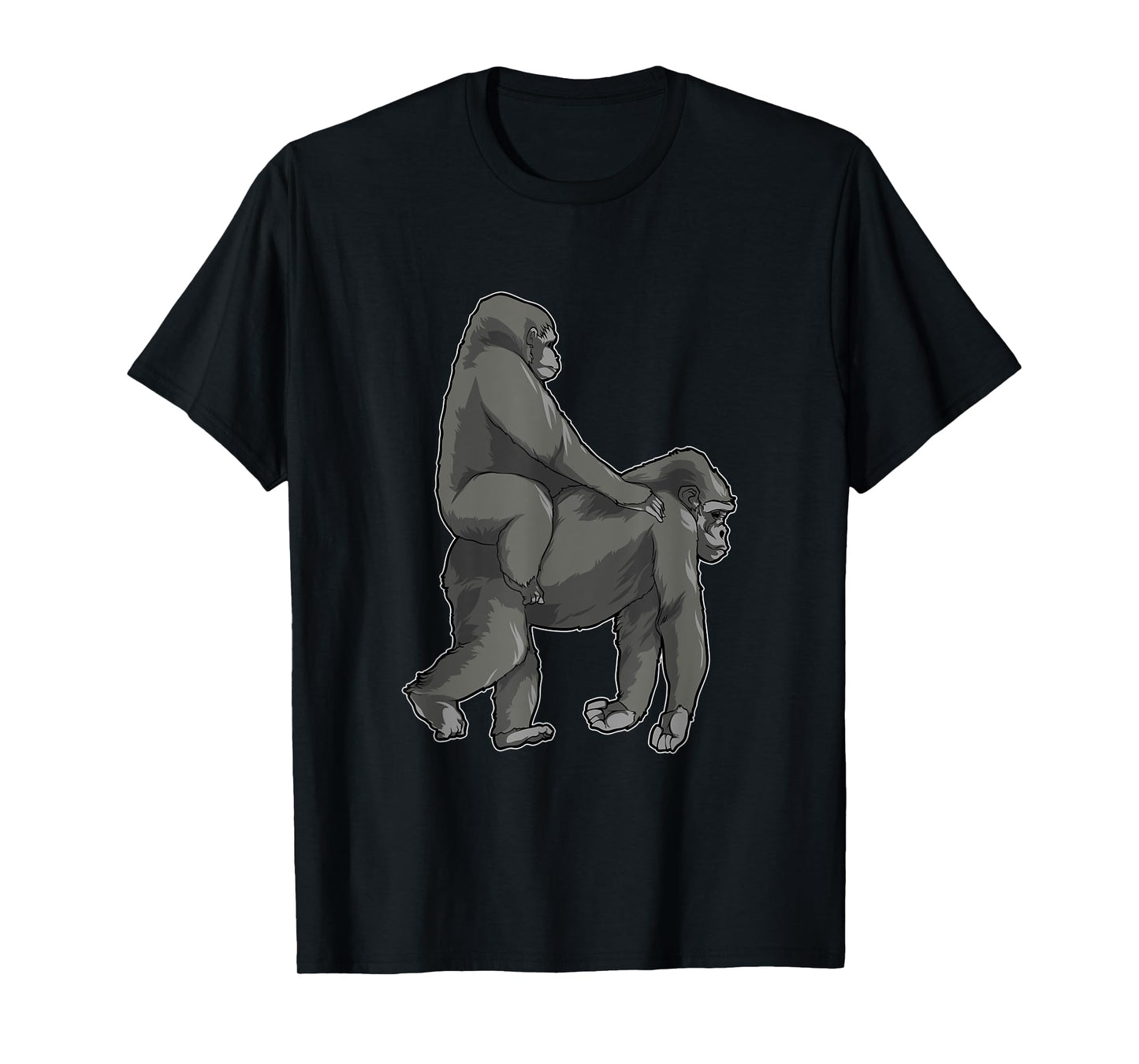 Ride Wife Gorilla Meme Funny Monkey Memes T-Shirt