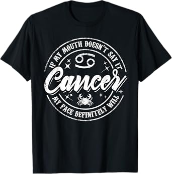 Cancer Horoscope Astrology Birthday Zodiac Sign Men Women T-Shirt