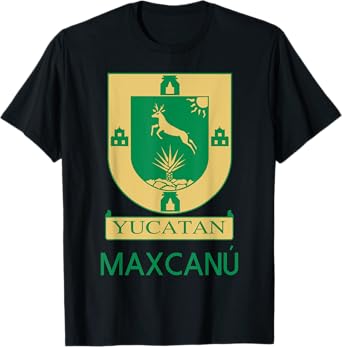 Maxcanu Yucatan Estado De Mexico Escudo Eagle Aguila T-Shirt