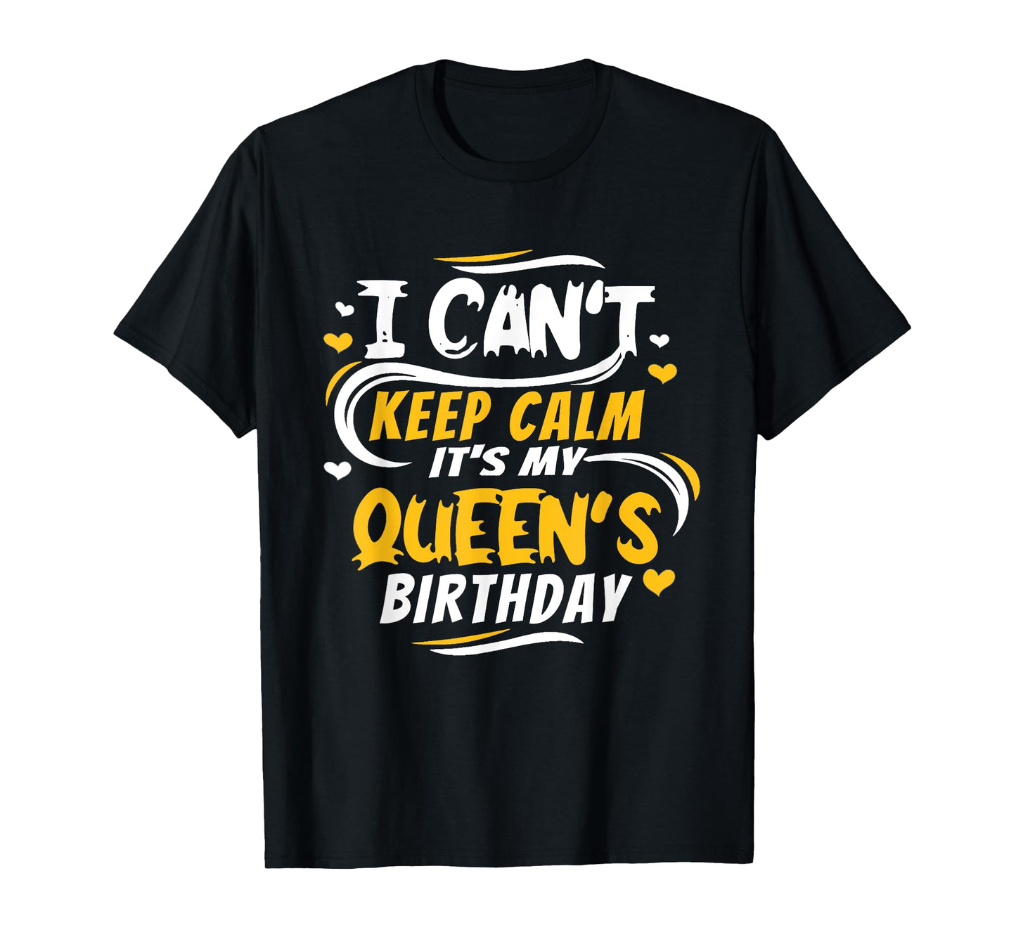 husband wife birthday shirt Gift Its My Queen's Birthday T-Shirt