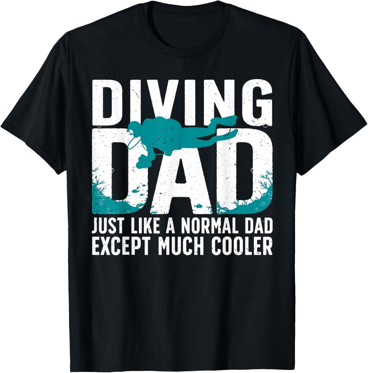 Cool Scuba Diving For Dad Men Ocean Scuba Diver Instructor T-Shirt