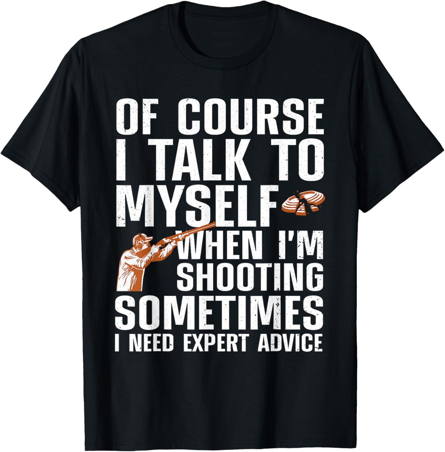 Funny Trap Shooting For Men Women Clay Skeet Trap Shooting T-Shirt