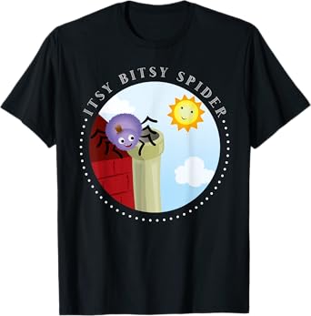 Itsy Bitsy Spider unique Nursery Rhymes Toddler T-shirt T-Shirt