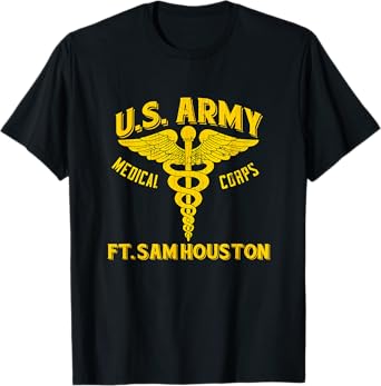 Medical Corps Veteran Fort Sam Houston San Antonio Texas TX T-Shirt